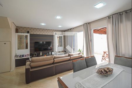Sala de casa de condomínio para alugar com 3 quartos, 97m² em Vila Jerusalem, São Bernardo do Campo