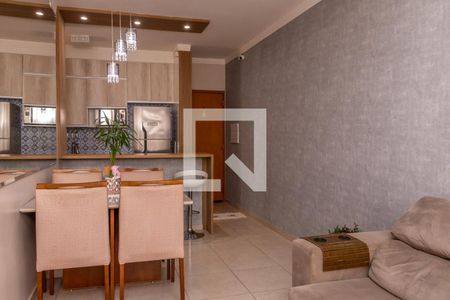 Sala de apartamento para alugar com 2 quartos, 65m² em Parque Gramado, Americana