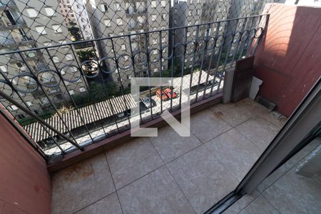 Varanda da Sala de apartamento à venda com 2 quartos, 55m² em Parque Bristol, São Paulo