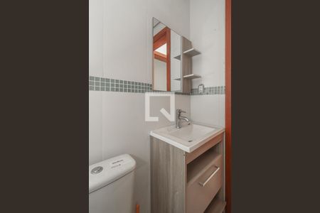 Banheiro da Suíte de casa à venda com 3 quartos, 140m² em Jardim Dona Leopoldina, Porto Alegre