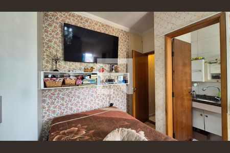 Suíte de apartamento à venda com 2 quartos, 120m² em Vila Eldizia, Santo André
