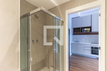 Banheiro de kitnet/studio para alugar com 1 quarto, 35m² em Santa Cecilia, São Paulo
