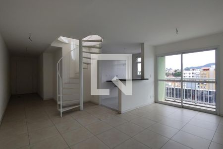 Sala de apartamento para alugar com 2 quartos, 95m² em Taquara, Rio de Janeiro