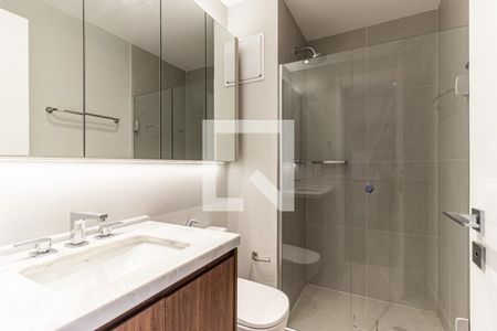 Banheiro de apartamento para alugar com 1 quarto, 36m² em Santa Cecilia, São Paulo