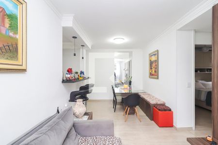 Sala de apartamento para alugar com 2 quartos, 58m² em Vila Carmosina, São Paulo