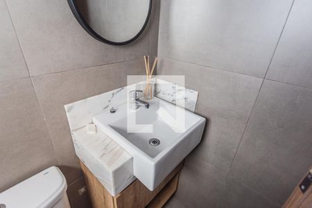 Pia do Lavabo na Sala de apartamento à venda com 1 quarto, 50m² em Funcionários, Belo Horizonte