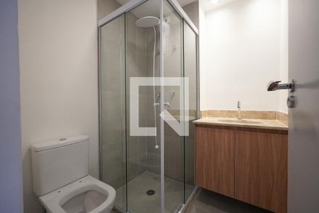 Banheiro de kitnet/studio para alugar com 1 quarto, 30m² em Ipiranga, São Paulo