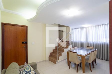 Sala 1 de apartamento para alugar com 2 quartos, 130m² em Castelo, Belo Horizonte