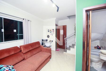 Sala de casa à venda com 2 quartos, 72m² em Jardim Utinga, Santo André