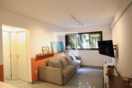 Sala de apartamento para alugar com 2 quartos, 150m² em São Pedro, Belo Horizonte