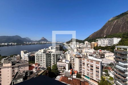 Vista da sala  de apartamento à venda com 5 quartos, 750m² em Lagoa, Rio de Janeiro