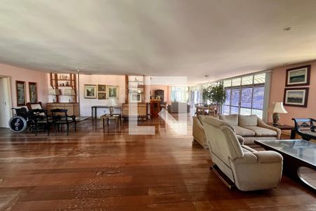 Sala de apartamento à venda com 5 quartos, 750m² em Lagoa, Rio de Janeiro