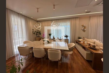 Sala de Jantar de apartamento à venda com 3 quartos, 284m² em Residencial Tambore Iii, Santana de Parnaíba