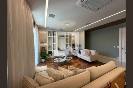 Sala de apartamento à venda com 3 quartos, 284m² em Residencial Tambore Iii, Santana de Parnaíba