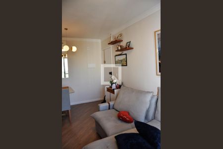 Detalhe - Sala e Sala de Jantar com Varanda de apartamento à venda com 2 quartos, 49m² em Jardim Felicidade (zona Oeste), São Paulo