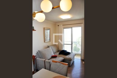 Detalhe - Sala e Sala de Jantar com Varanda de apartamento à venda com 2 quartos, 49m² em Jardim Felicidade (zona Oeste), São Paulo