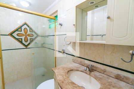 Banheiro da Suíte de apartamento à venda com 3 quartos, 64m² em Vila Mascote, São Paulo