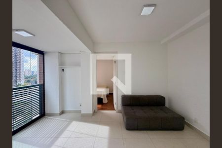 Sala de apartamento à venda com 1 quarto, 33m² em Campo Belo, São Paulo