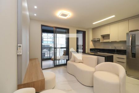 Sala de apartamento para alugar com 1 quarto, 52m² em Cerqueira César, São Paulo