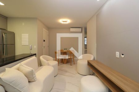 Sala de apartamento para alugar com 1 quarto, 52m² em Cerqueira César, São Paulo