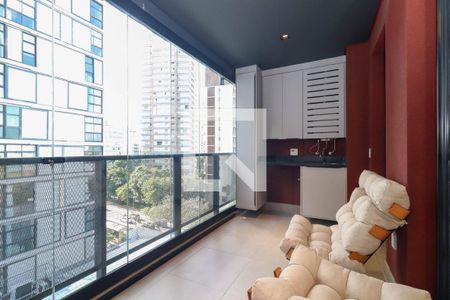Varanda de apartamento para alugar com 1 quarto, 52m² em Cerqueira César, São Paulo