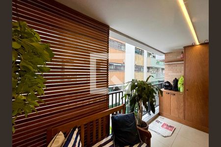 Varanda da sala de apartamento à venda com 2 quartos, 75m² em Botafogo, Rio de Janeiro