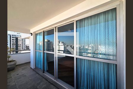 Varanda da Sala de apartamento para alugar com 3 quartos, 180m² em Moema, São Paulo