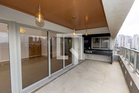 Varanda da Sala 1 / Churrasqueira de apartamento à venda com 4 quartos, 341m² em Vale do Sereno, Nova Lima