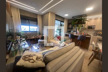 Sala de apartamento à venda com 2 quartos, 87m² em Tamboré, Barueri