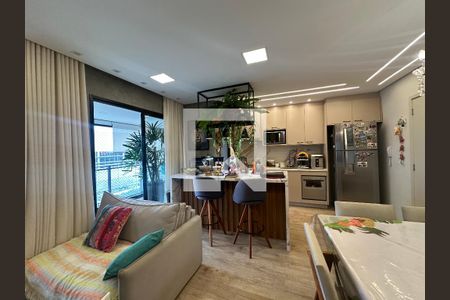 Sala de apartamento à venda com 2 quartos, 87m² em Tamboré, Barueri