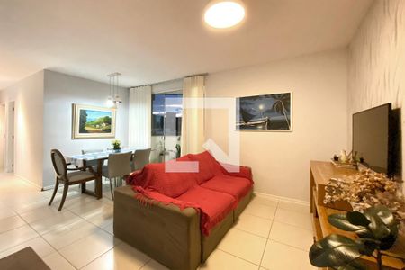 Sala de apartamento à venda com 3 quartos, 80m² em Buritis, Belo Horizonte