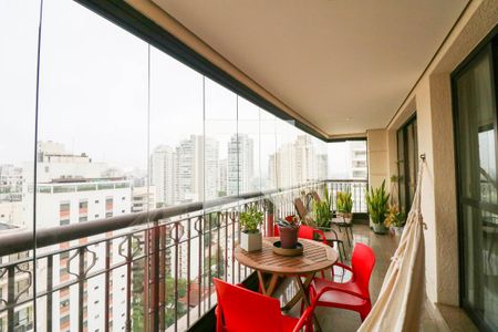 Varanda de apartamento para alugar com 4 quartos, 178m² em Campo Belo, São Paulo
