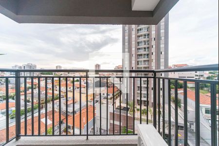 Varanda da Sala de apartamento à venda com 2 quartos, 46m² em Campestre, Santo André