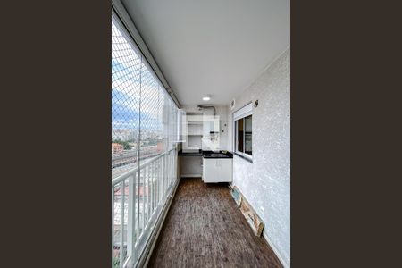 Varanda da Sala de apartamento para alugar com 1 quarto, 36m² em Mooca, São Paulo