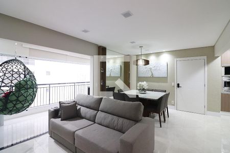 Sala  de apartamento para alugar com 3 quartos, 106m² em Centro, São Bernardo do Campo