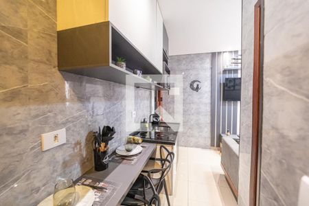 Cozinha de apartamento para alugar com 1 quarto, 30m² em Jardim Aricanduva, São Paulo