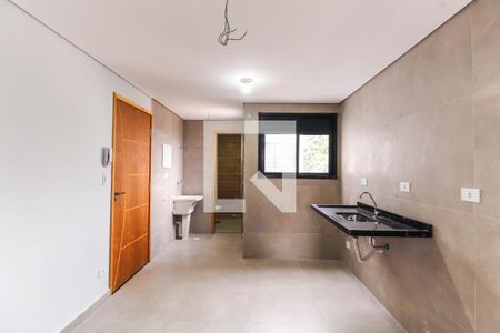 Sala/Cozinha de apartamento para alugar com 1 quarto, 33m² em Vila Invernada, São Paulo