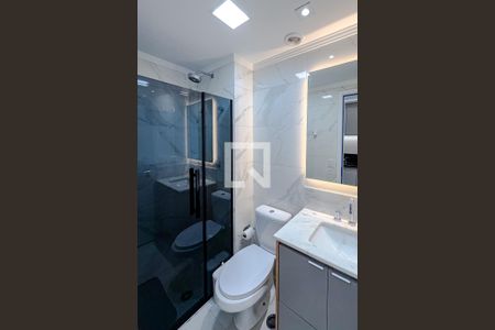 Banheiro de kitnet/studio para alugar com 1 quarto, 24m² em Jardim Vila Mariana, São Paulo
