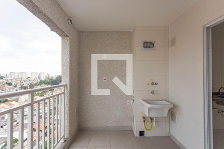 Varanda  de apartamento à venda com 2 quartos, 43m² em Conceição, Diadema