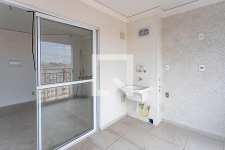 Varanda  de apartamento à venda com 2 quartos, 43m² em Conceição, Diadema