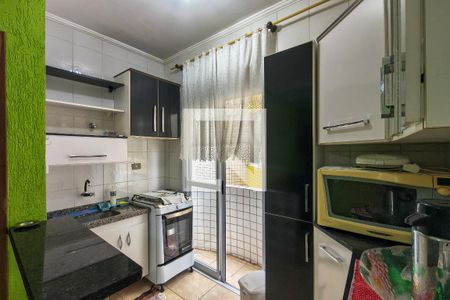 Cozinha  de apartamento para alugar com 1 quarto, 40m² em Solemar, Praia Grande