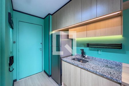 Cozinha de kitnet/studio à venda com 1 quarto, 27m² em Ipiranga, São Paulo