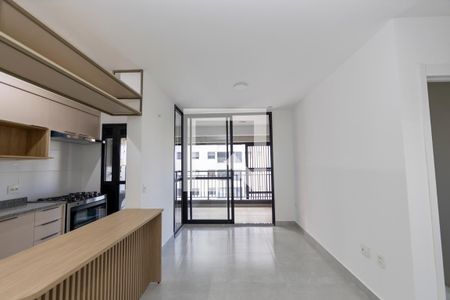 Sala_Cozinha de apartamento para alugar com 2 quartos, 63m² em Alphaville Empresarial, Barueri