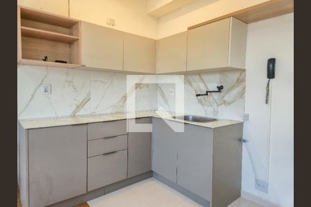 Sala/Cozinha de apartamento para alugar com 1 quarto, 30m² em Santa Cecilia, São Paulo