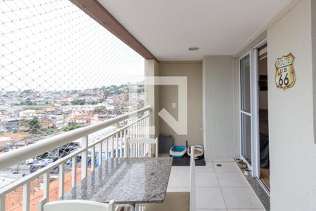 Varanda de apartamento à venda com 3 quartos, 72m² em Vila Galvão, Guarulhos