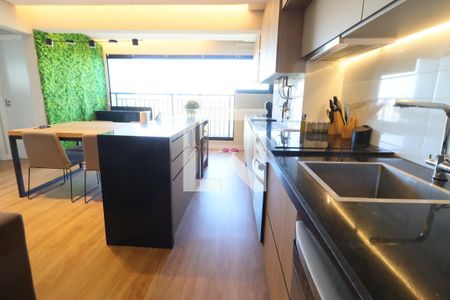 Sala/Cozinha de apartamento à venda com 2 quartos, 55m² em São Pedro, Osasco