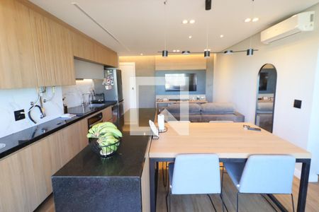 Sala/Cozinha de apartamento à venda com 2 quartos, 55m² em São Pedro, Osasco