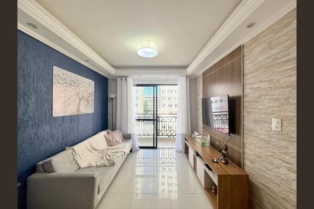 Sala  de apartamento à venda com 2 quartos, 68m² em Jardim Promissao, São Paulo
