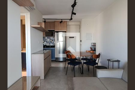 Sala de apartamento para alugar com 1 quarto, 55m² em Jardim Paulistano, São Paulo