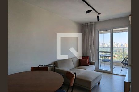 Sala de apartamento para alugar com 1 quarto, 55m² em Jardim Paulistano, São Paulo